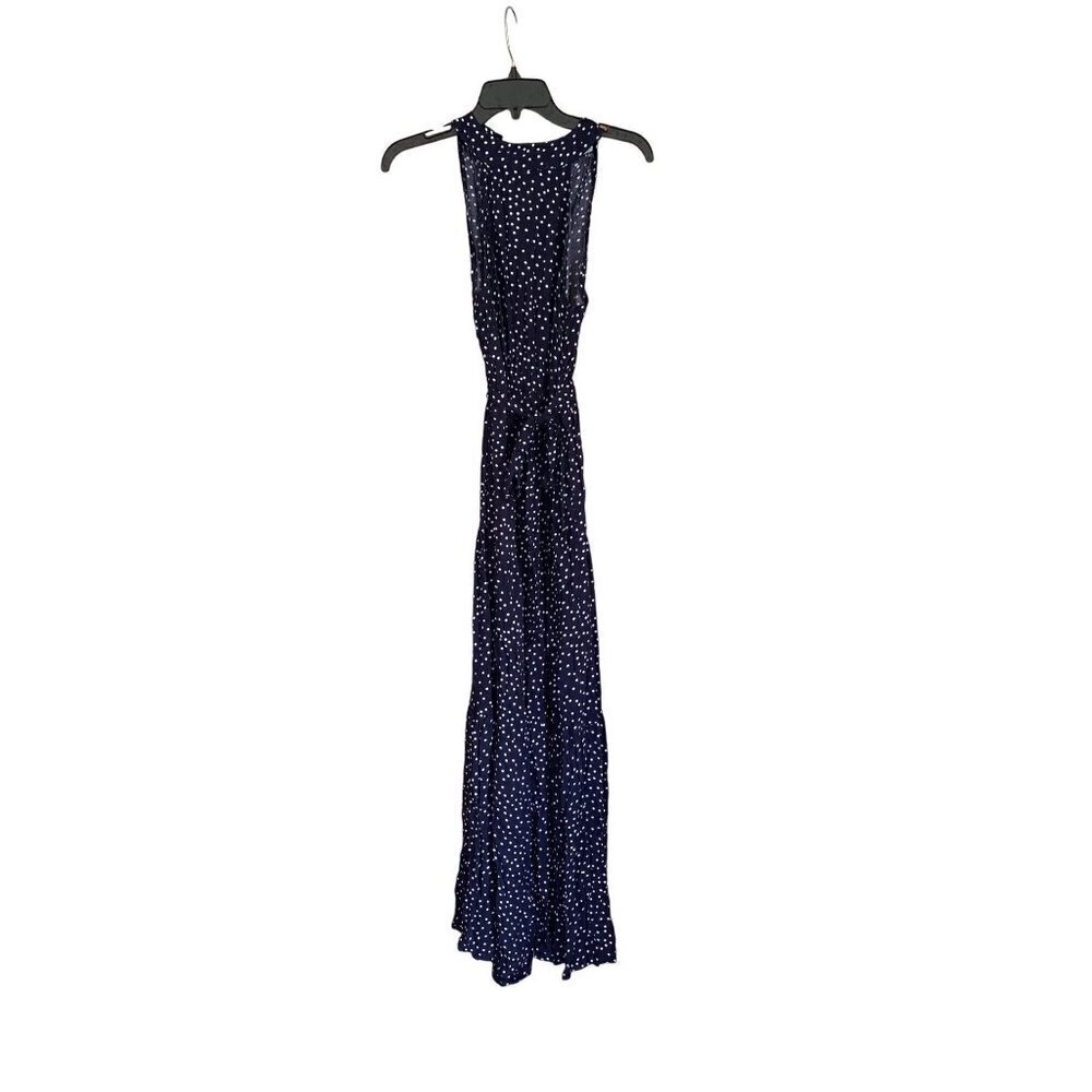 CDM Maxi dress spotted blue S